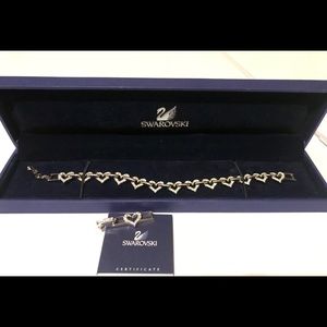 Swarovski Crystal Heart Bracelet